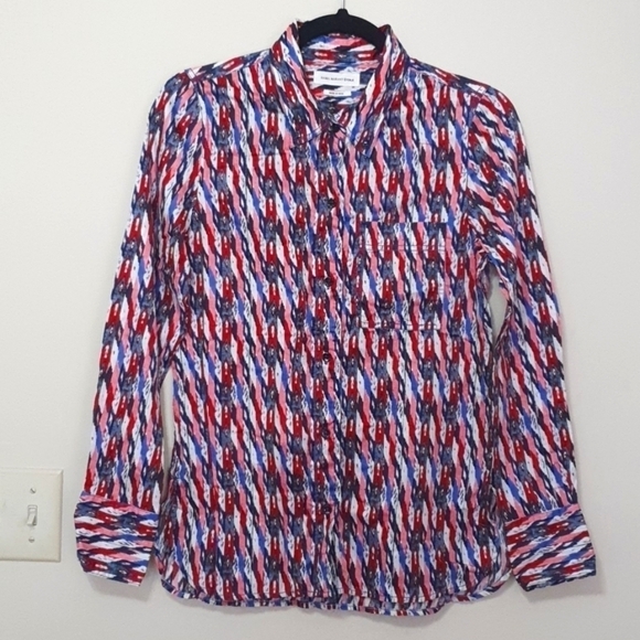 Isable Marant Etoile Multicolor Button Down Shirt - Picture 1 of 8